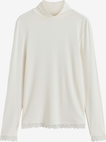 T-shirt Next en blanc : devant