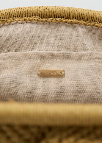 MANGO Shoulder Bag 'Sita' in Yellow