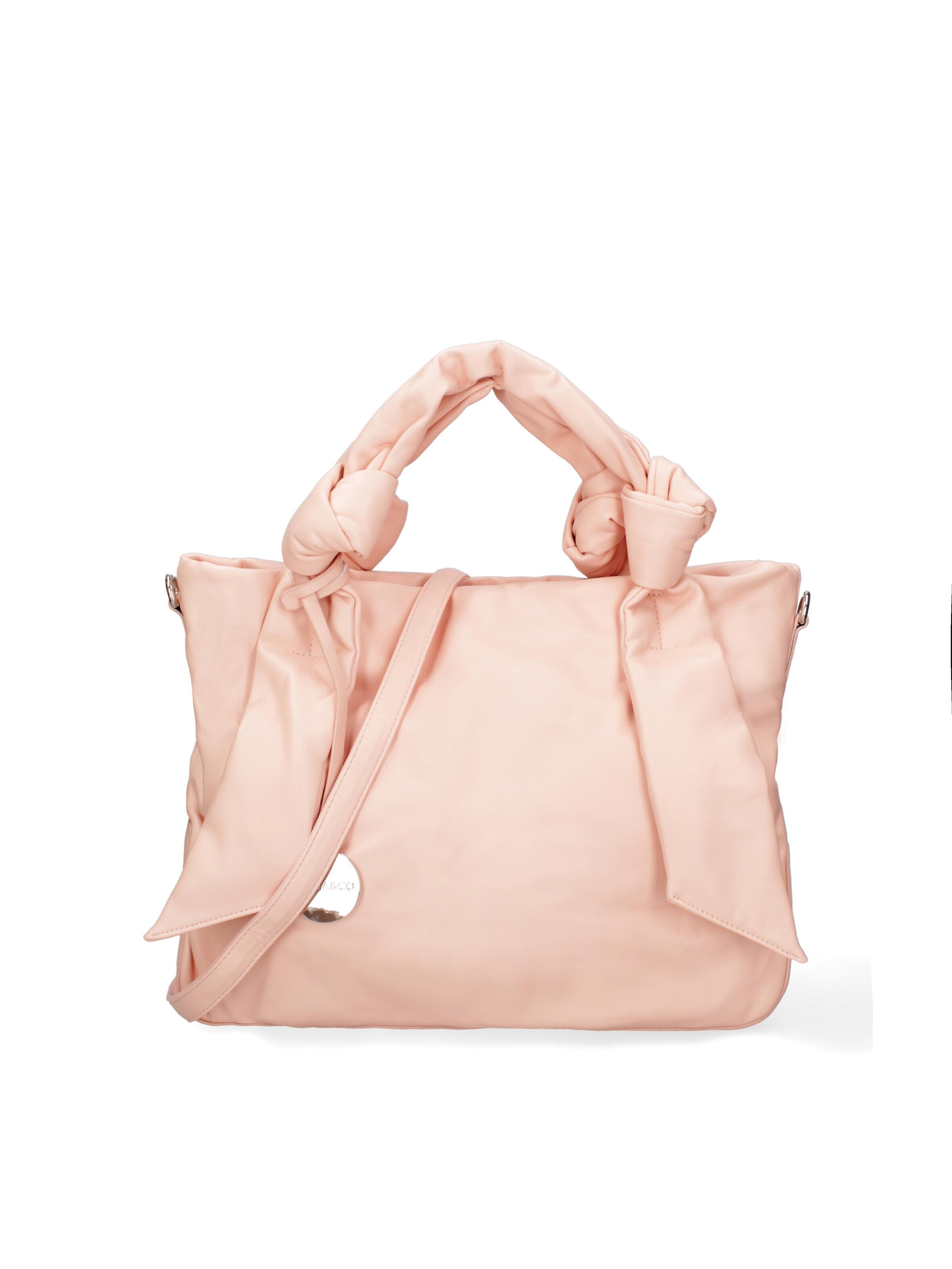 Shopper 'Borsa Shopper Donna Ecopelle con Zip e Tracolla Regolabile' di Diana&Co. in rosa
