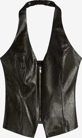 Bershka Blusentop in Schwarz: Vorderseite