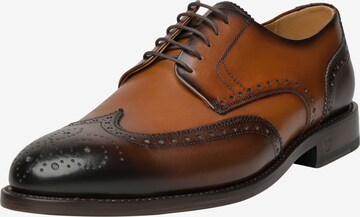 Henry Stevens Lace-Up Shoes 'Marshall FBD' in Brown: front