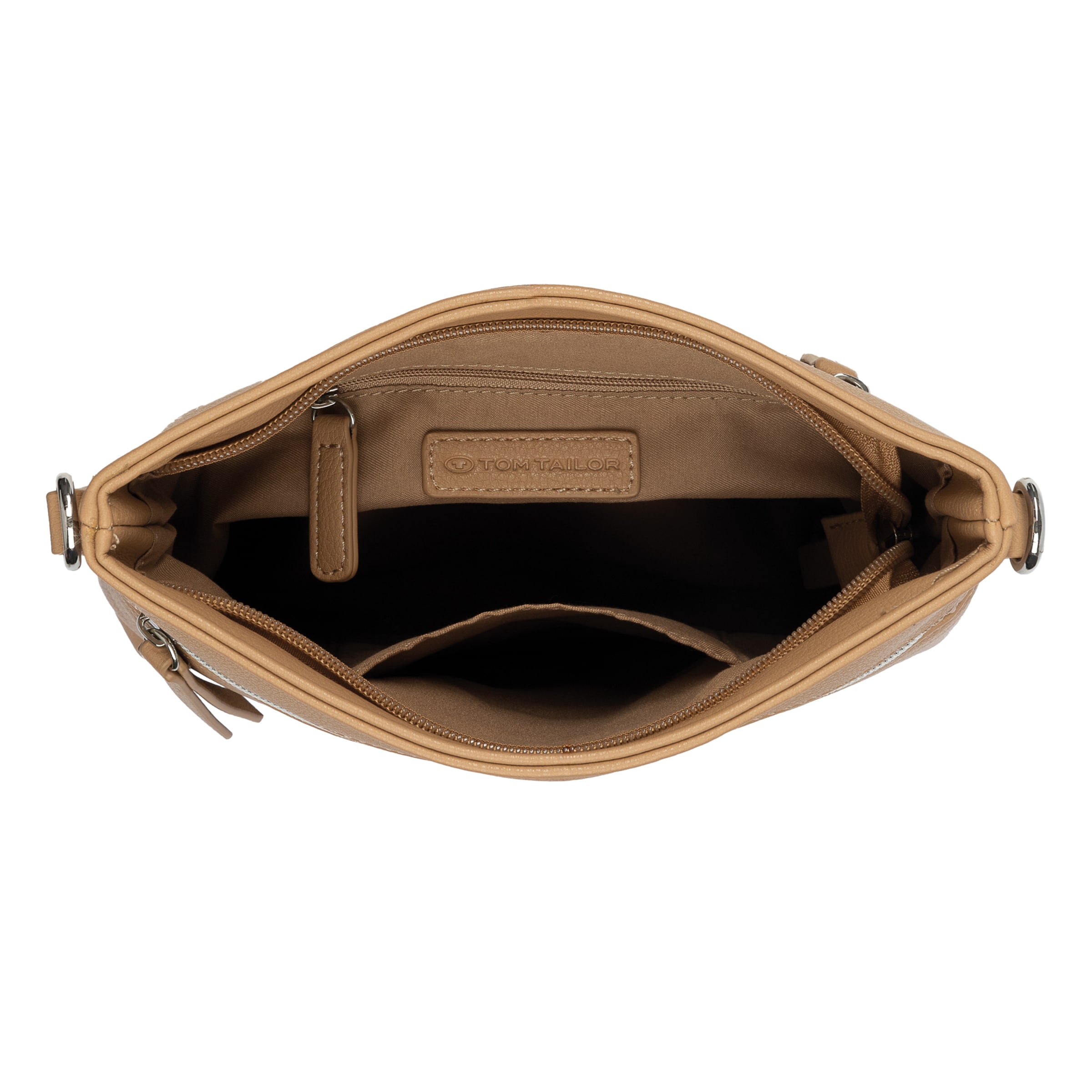 TOM TAILOR Umhängetasche in Beige