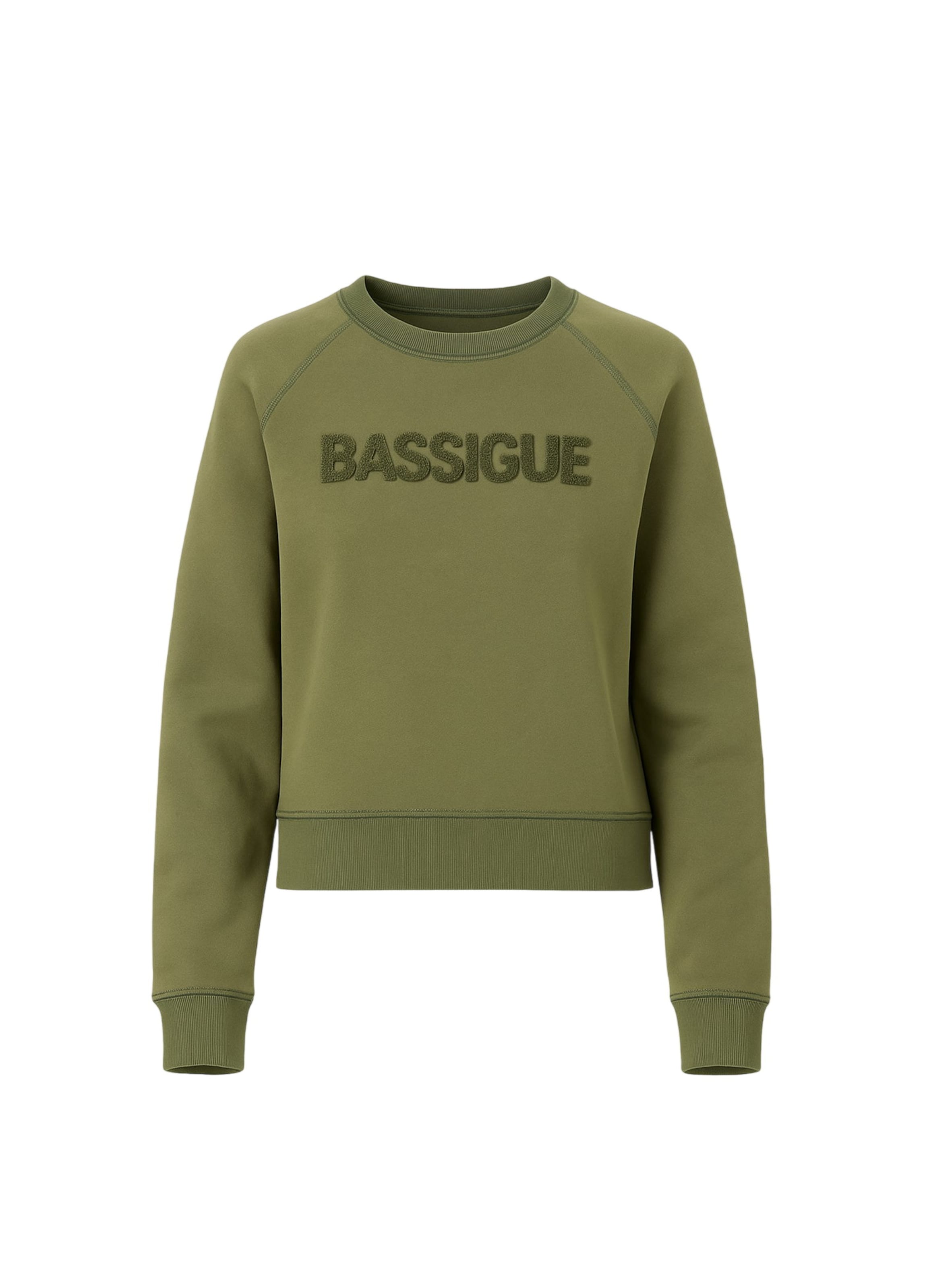 BASSIGUE Sweatshirt in Grün: Vorderseite