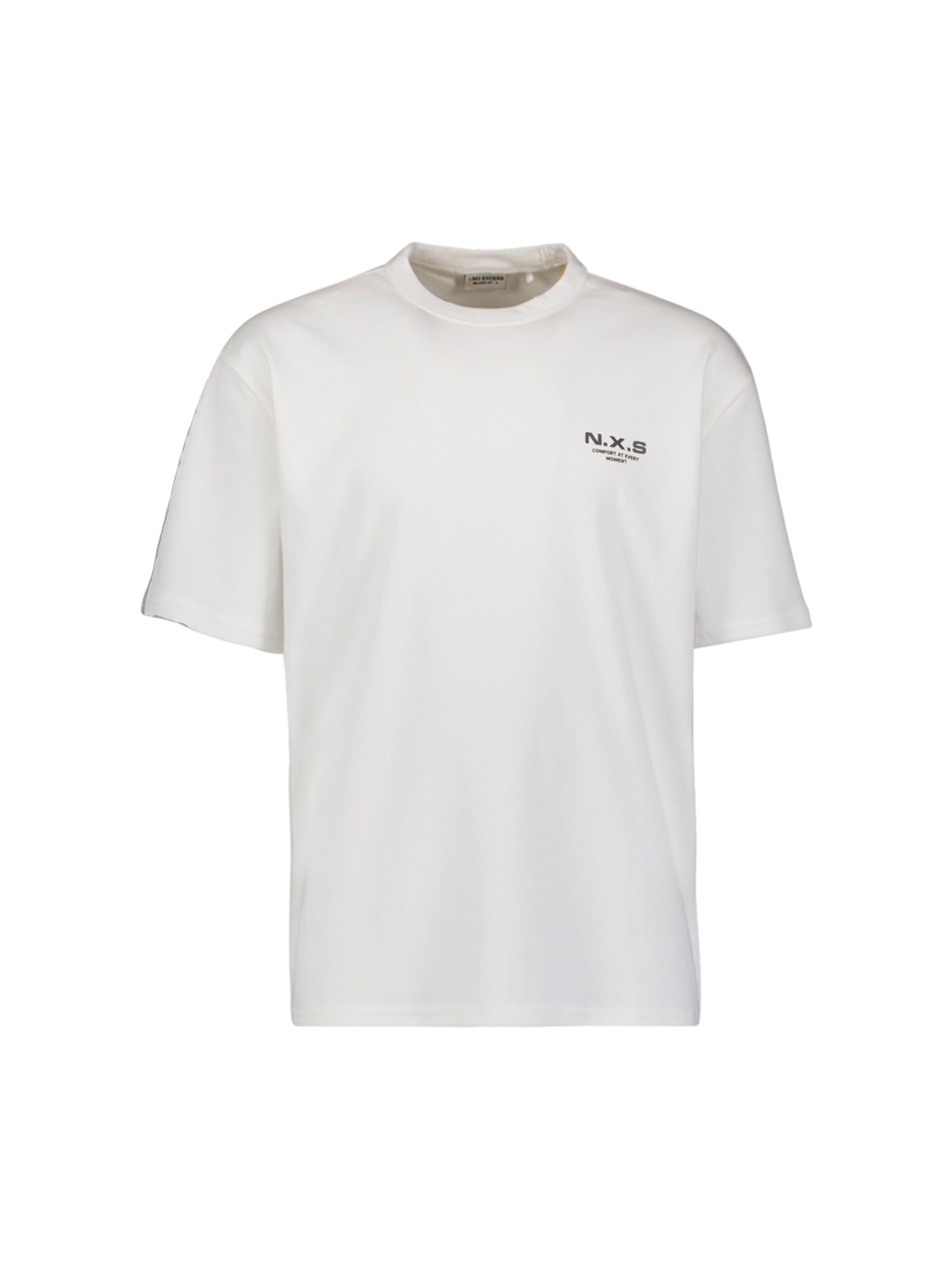 No Excess Shirt in White: front