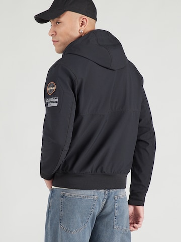 Geacă de primăvară-toamnă 'A-MELVILLE' de la NAPAPIJRI pe negru