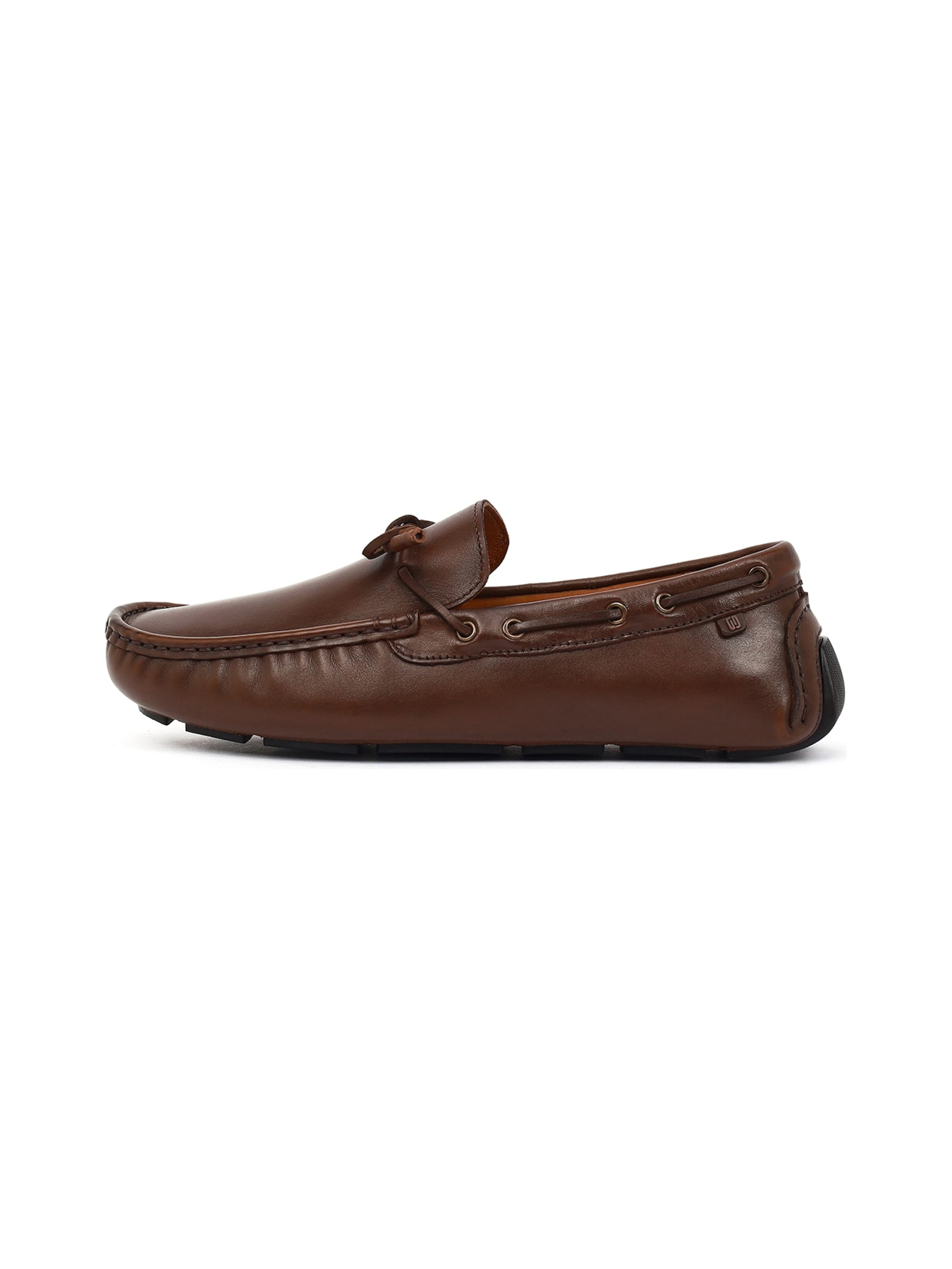 Mocassin Derimod en marron : devant