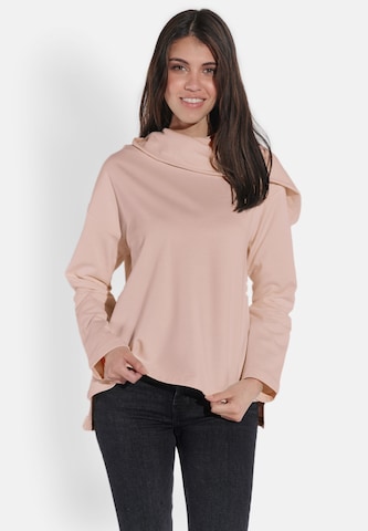Vestino Sweatshirt in Roze: voorkant