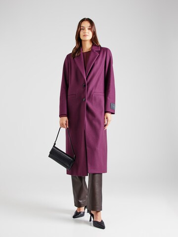HUGO Between-Seasons Coat 'Mojeni' in Purple: front