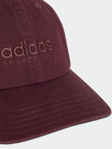 raudona ADIDAS PERFORMANCE Sportinė kepurė