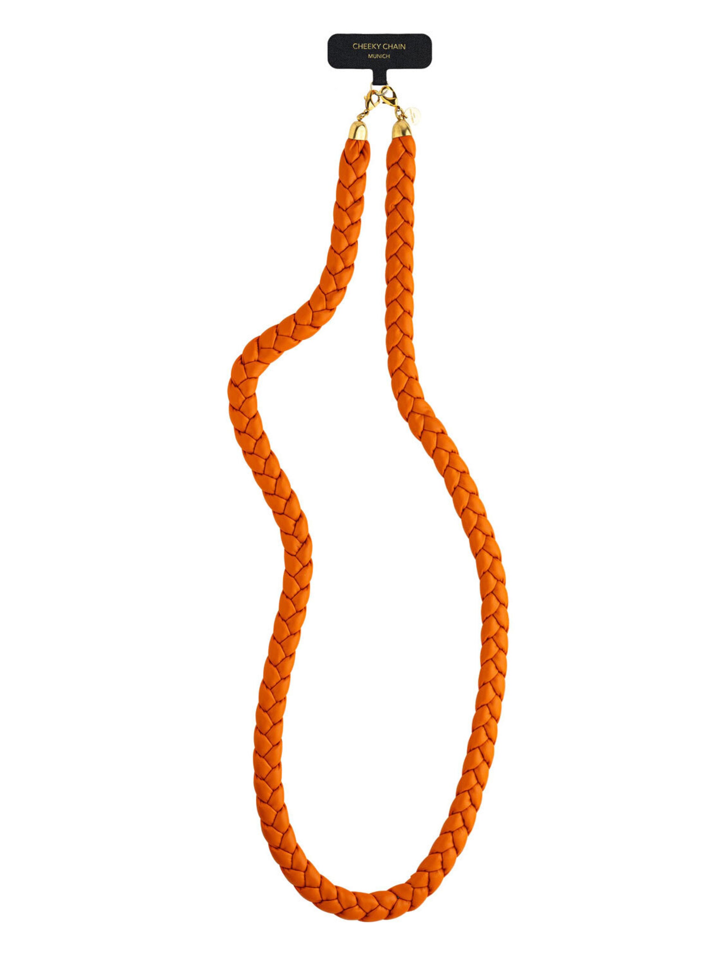 Cheeky Chain Munich Smartphone Case 'Heidi' in Orange: front