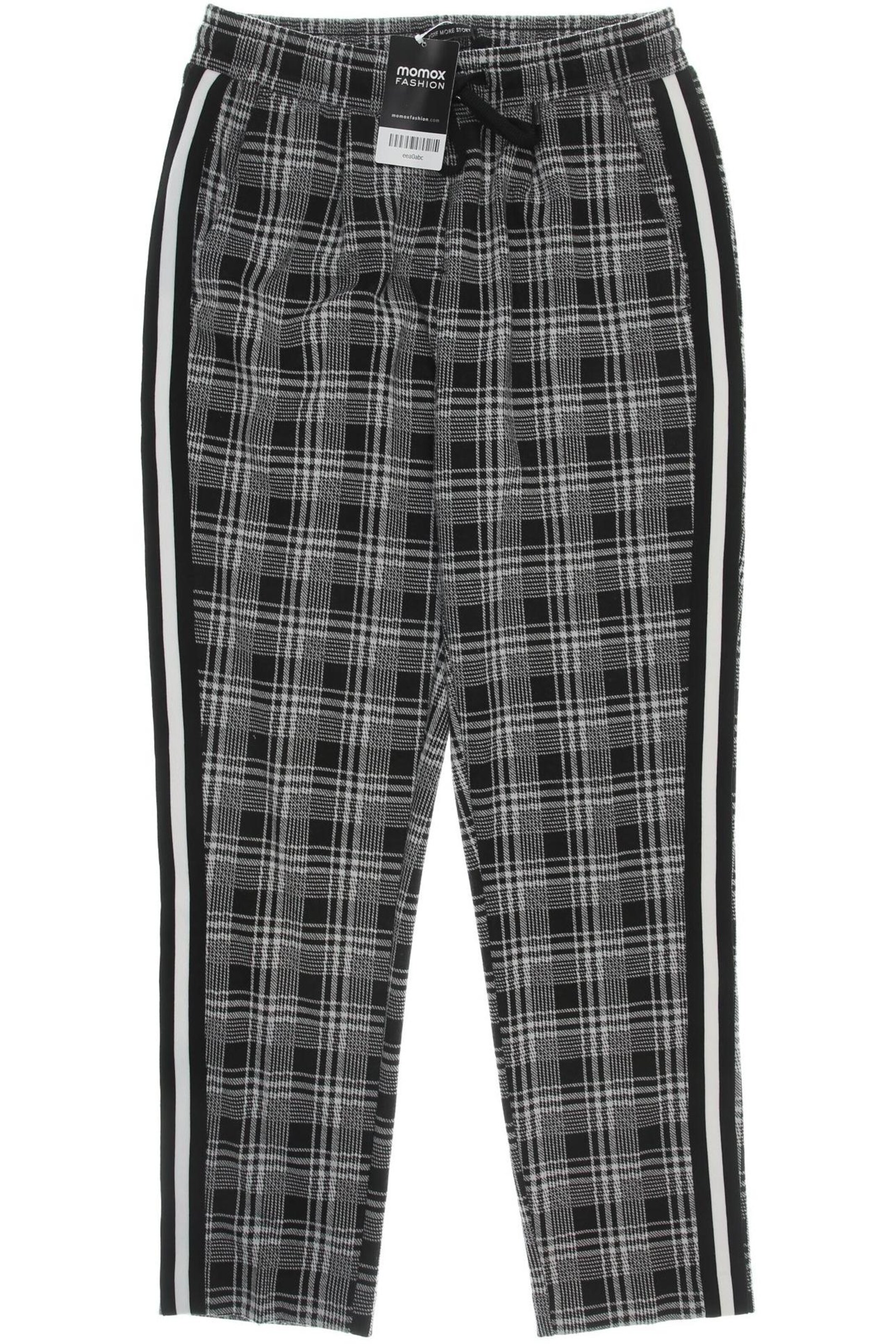 ONE MORE STORY Stoffhose XS in Schwarz: Vorderseite