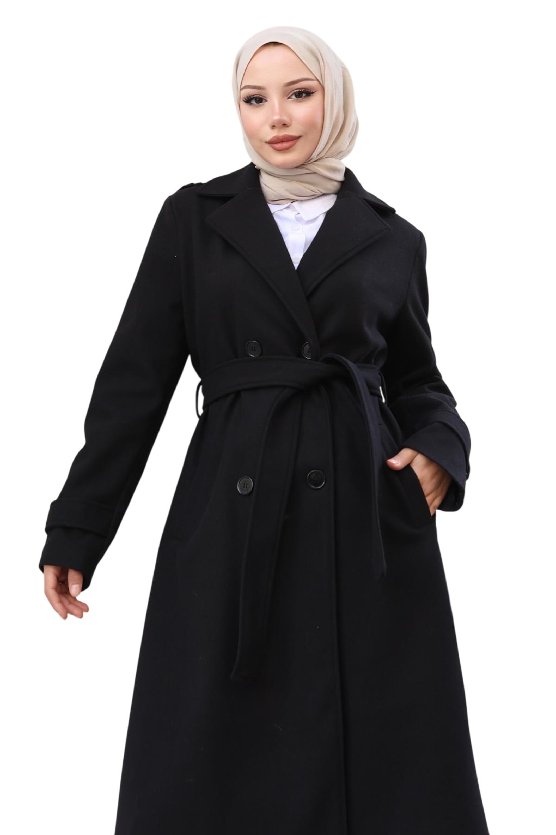 MODAMIHRAM Winter coat in Black