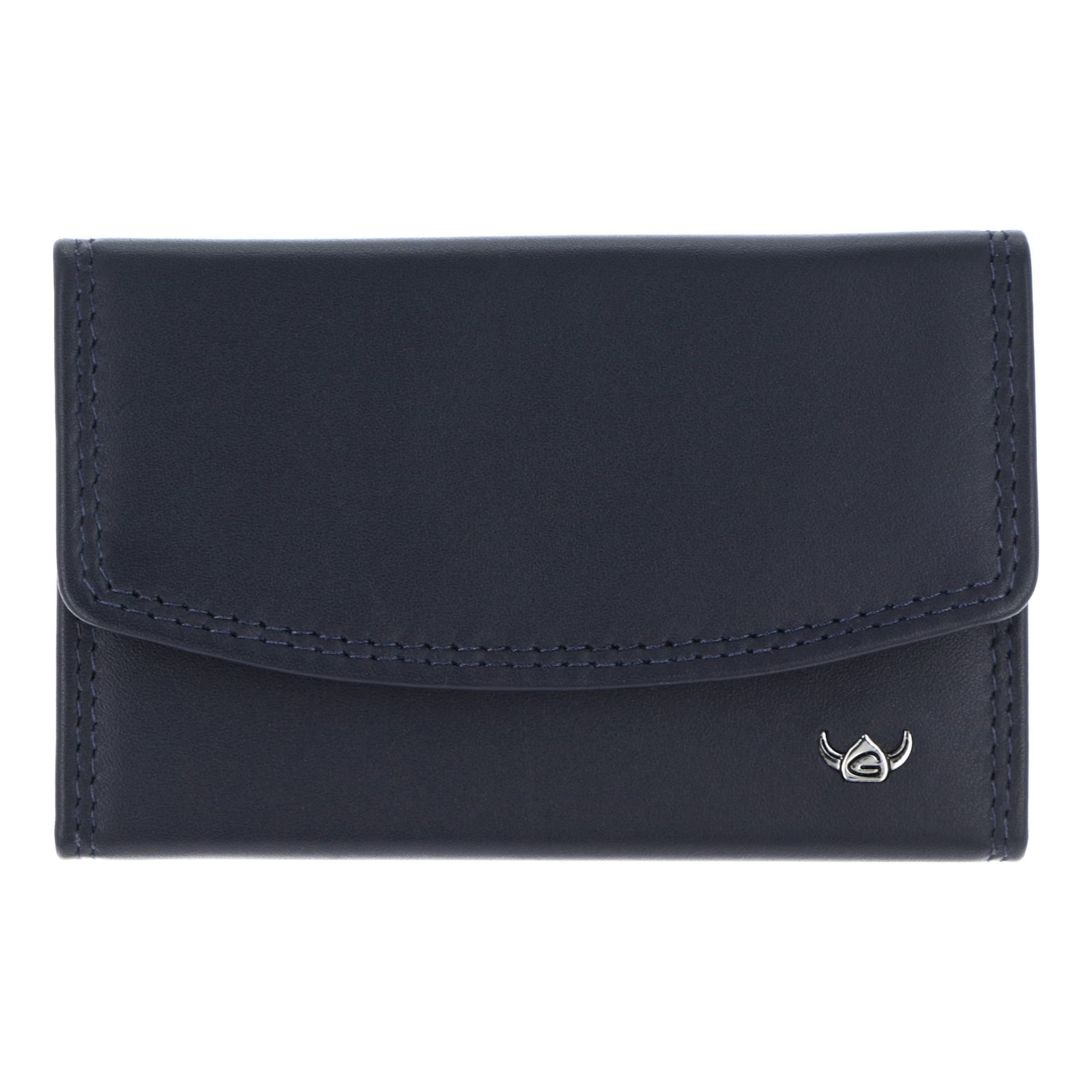 Porte-monnaies 'Polo' GOLDEN HEAD en bleu : devant