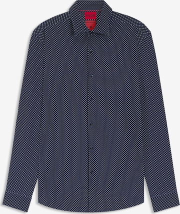 HUGO Button Up Shirt 'Kenno' in Blue: front