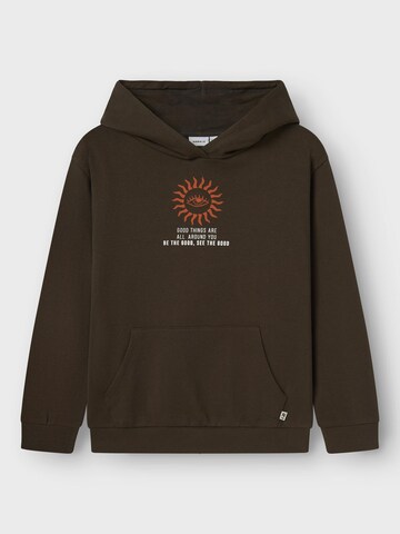 NAME IT - Sudadera en marrón
