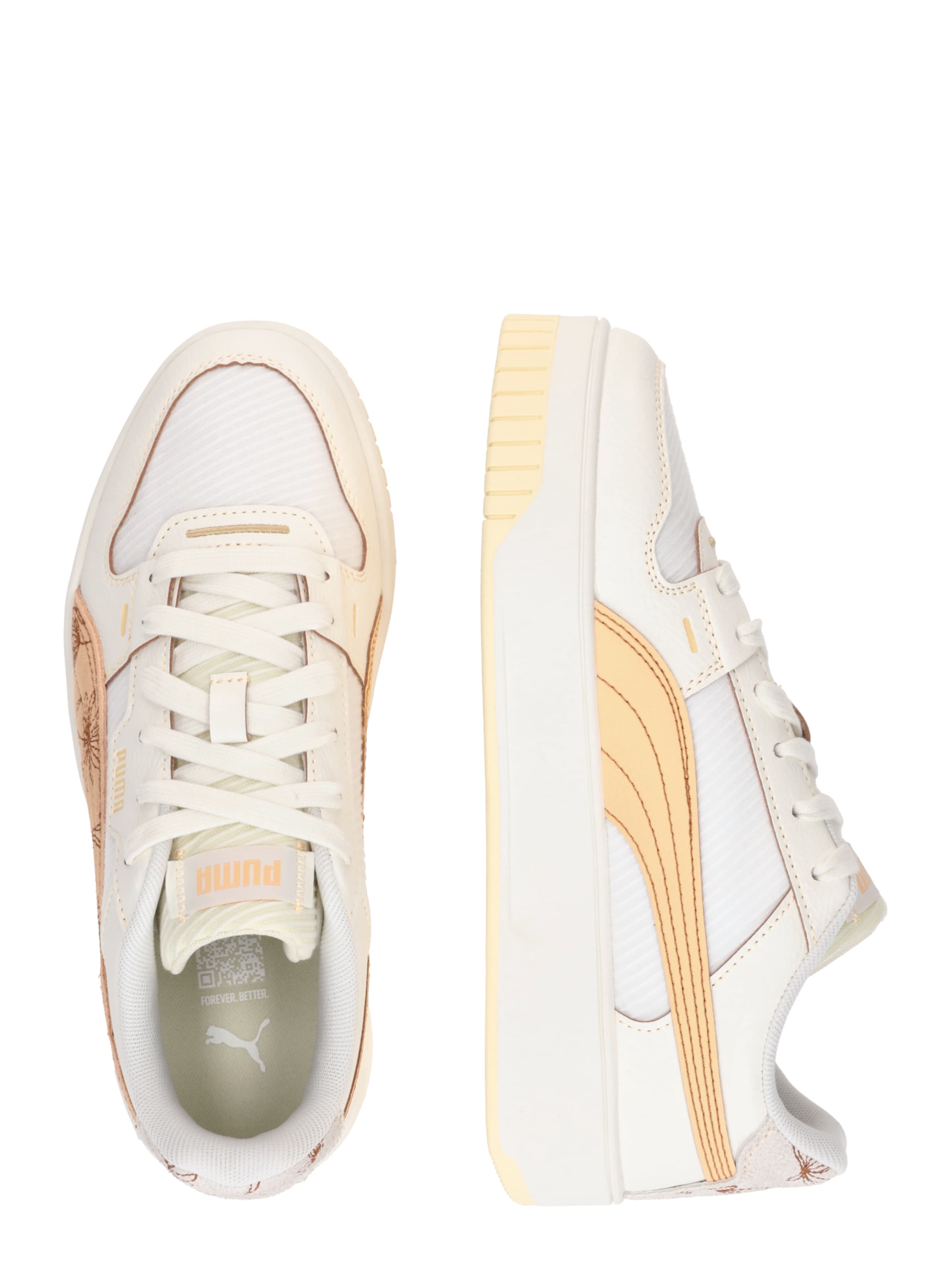 PUMA Σνίκερ χαμηλό 'Carina' σε λευκό