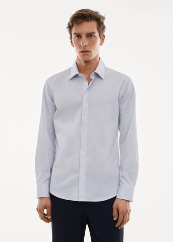 MANGO MAN Regular fit Button Up Shirt 'CORSA' in Blue: front