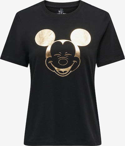 ONLY T-Shirt 'MICKEY' in gold / schwarz, Produktansicht