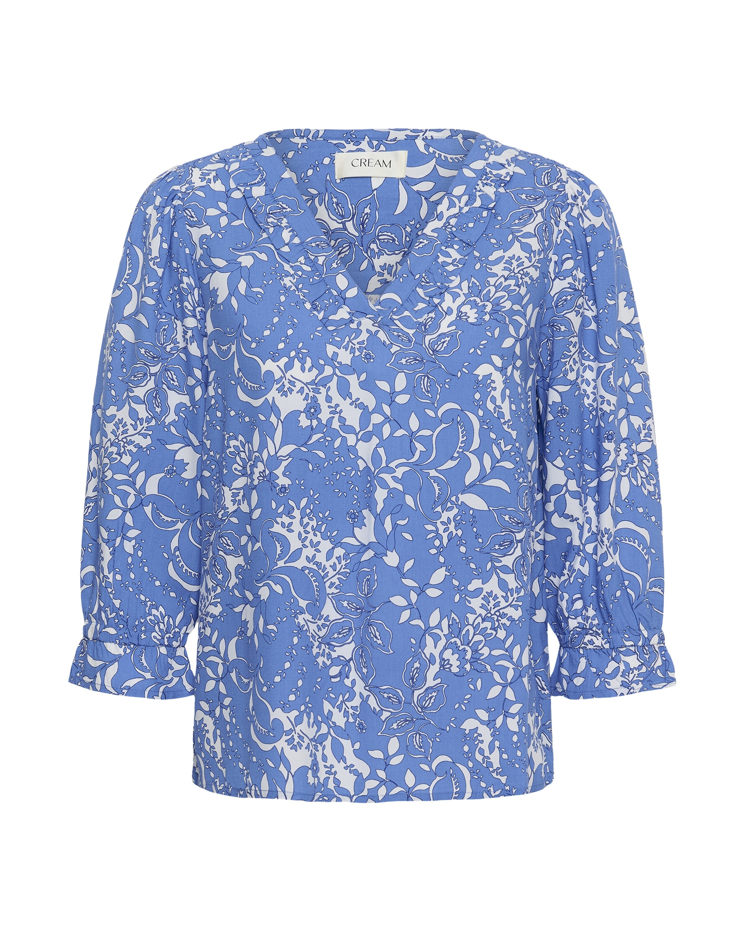 Cream Bluse 'CRTiah' in Blau: Vorderseite