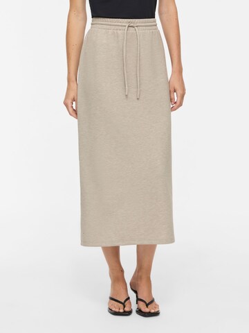 VILA Rok 'VICatora' in Beige: voorkant