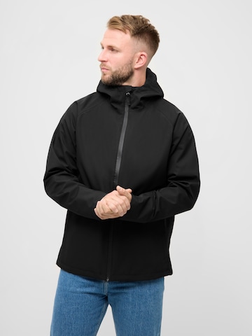 Derbe Performance Jacket 'Deutby' in Black: front