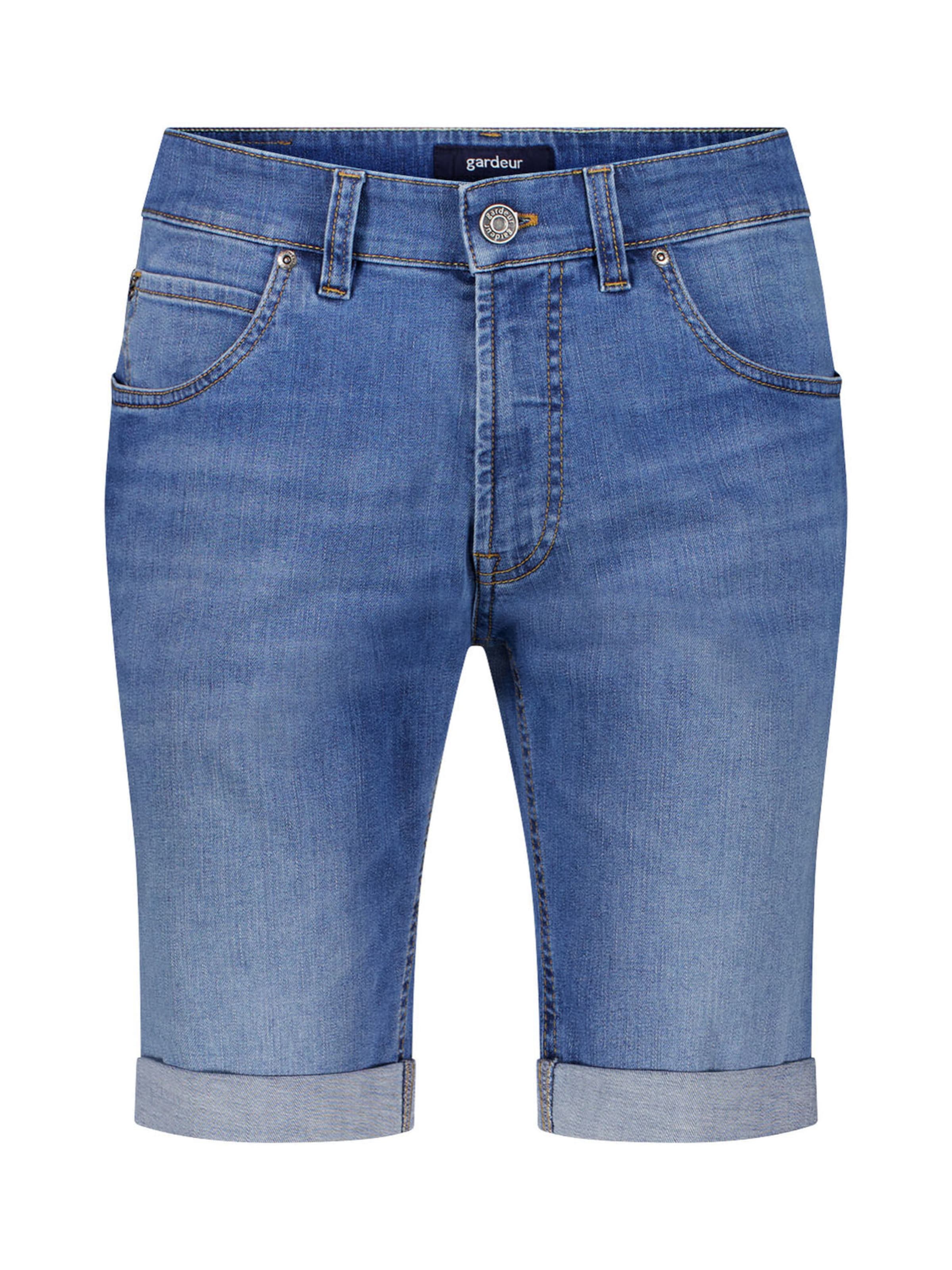 Pantalon Gardeur en bleu : devant