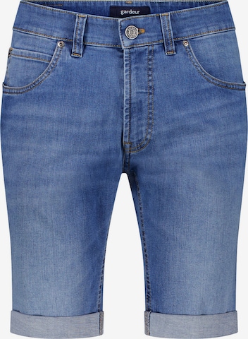Pantalon Gardeur en bleu : devant