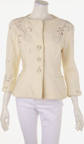 CHRISTIAN DIOR Blazer in M in White: front