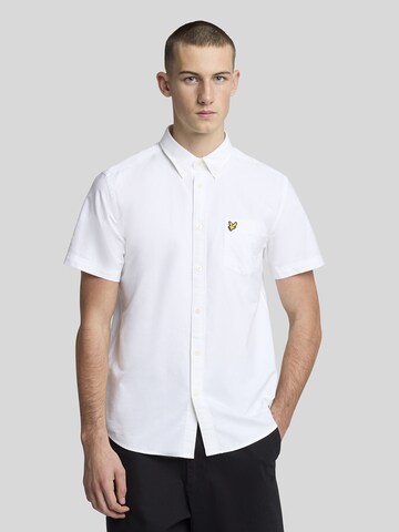 Lyle & Scott Regular fit Overhemd in Wit: voorkant