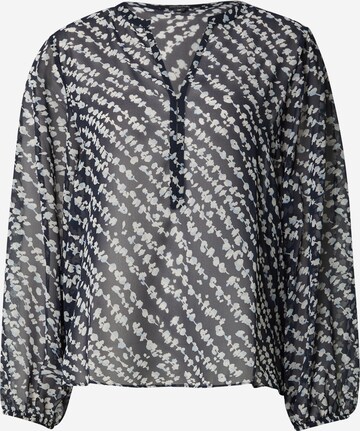 COMMA Blouse in Blauw: voorkant