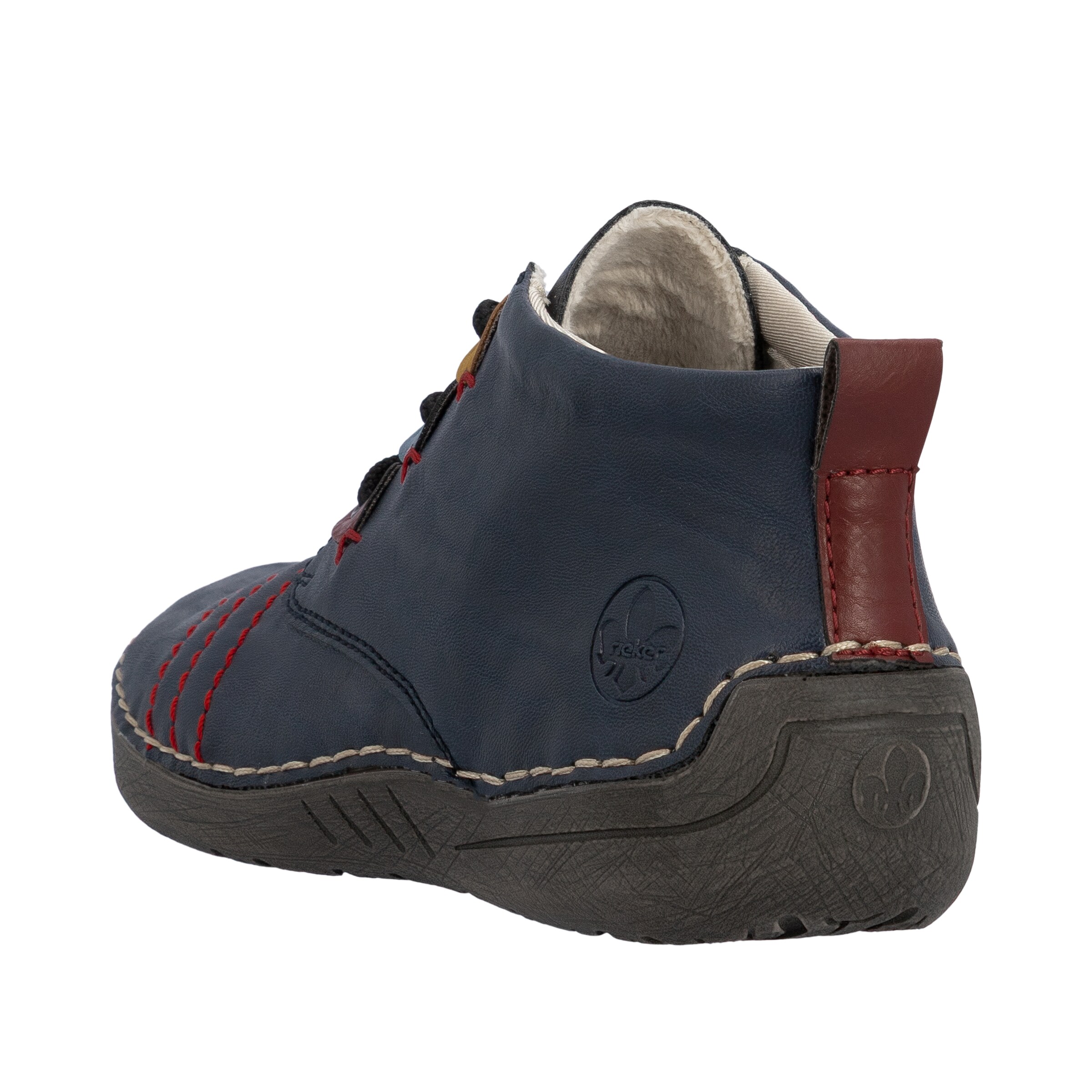 Chaussure à lacets Rieker en bleu