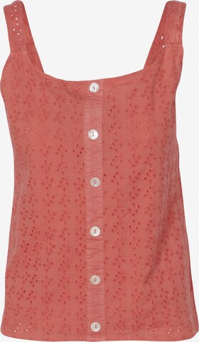 KOROSHI Top in Orange: front