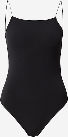 juoda ABOUT YOU Marškinėliai-glaustinukė 'Samara': priekis