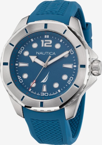 NAUTICA Analoog horloge in Blauw: voorkant