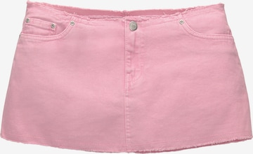 Pull&BearSuknja - roza boja: prednji dio