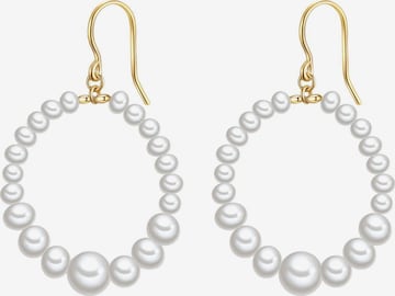 Valero Pearls Earrings in White: front