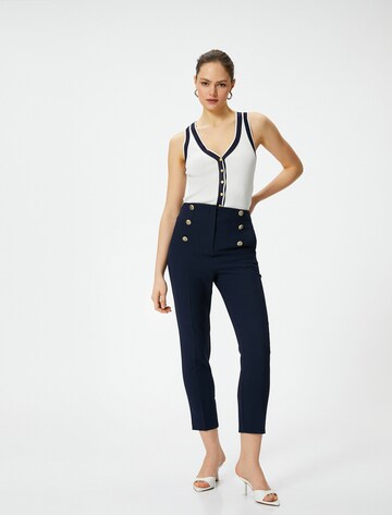 Koton Slimfit Hose in Blau