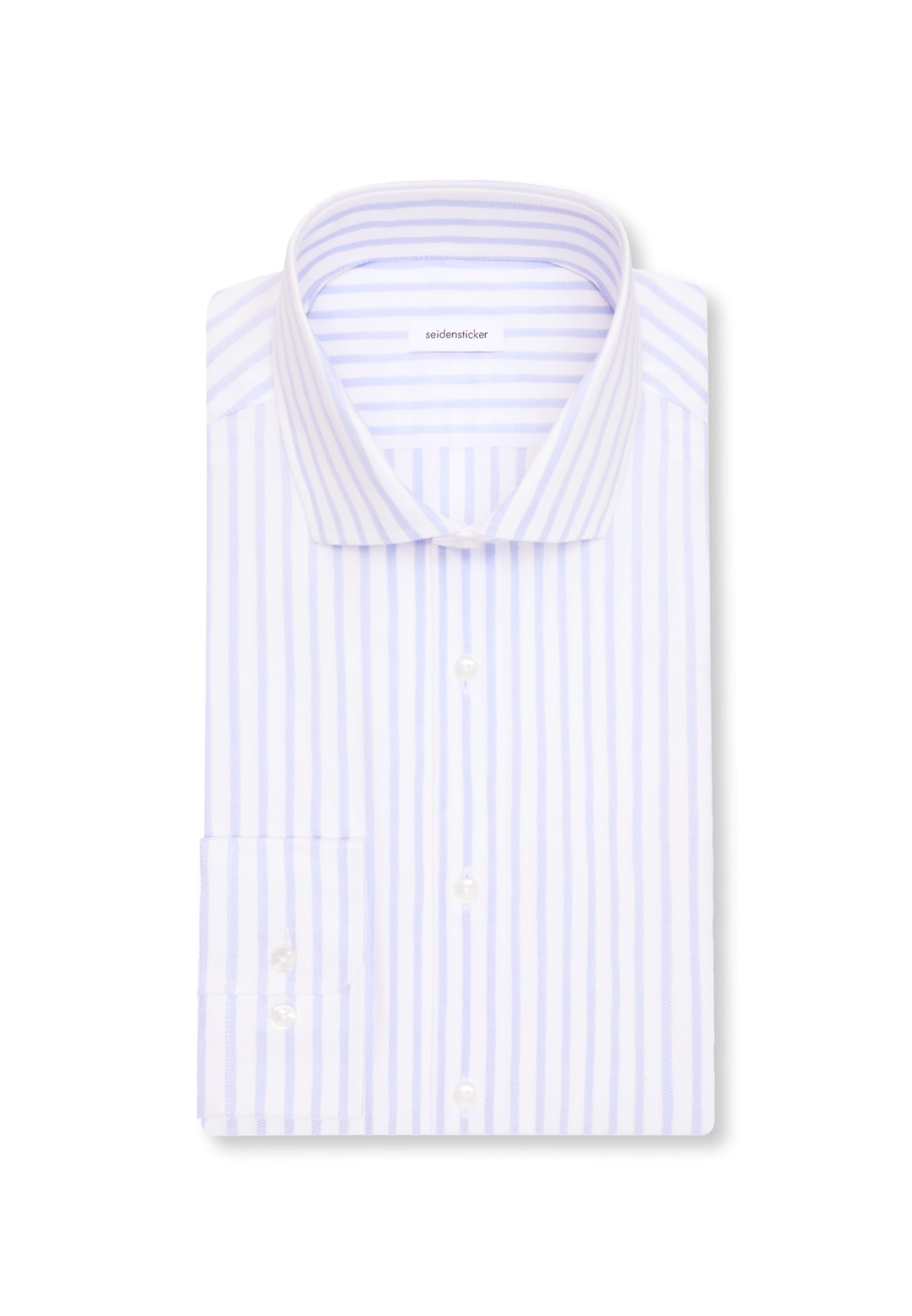 Coupe regular Chemise business 'Schwarze Rose' SEIDENSTICKER en bleu