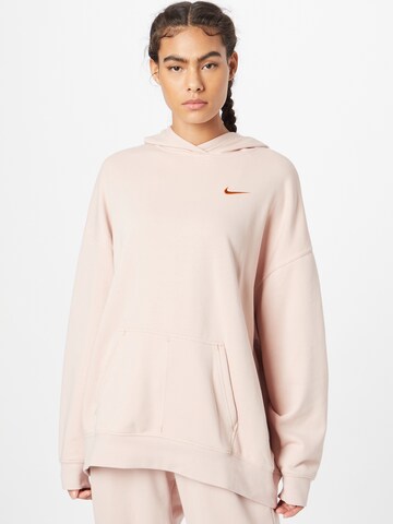 Felpa di Nike Sportswear in rosa: frontale