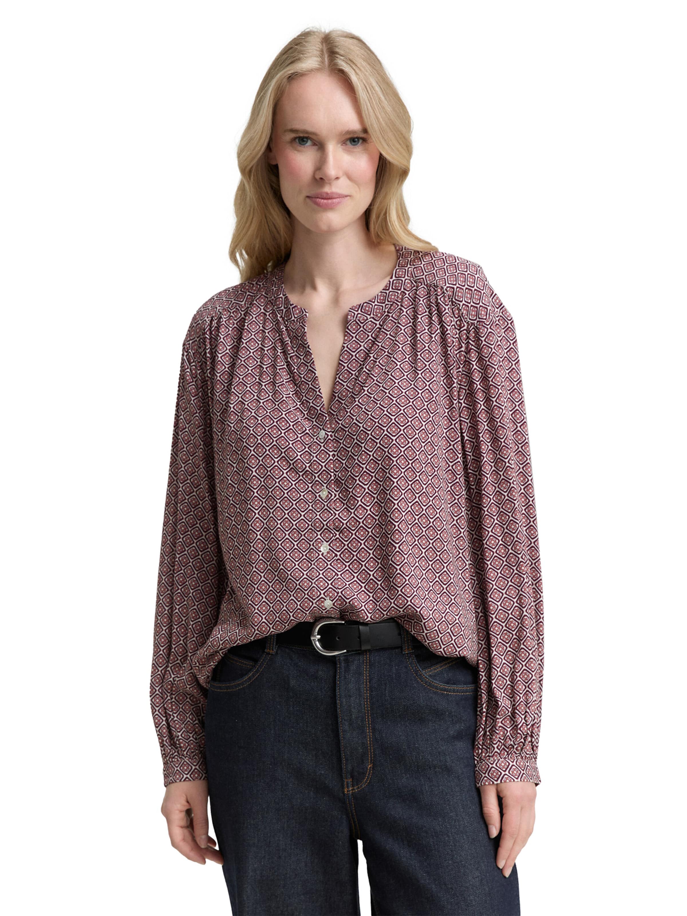 TOM TAILOR Bluse i rød: forside