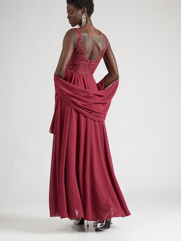 mascara Evening Dress in Purple