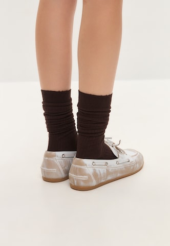 Mocassin CESARE GASPARI en blanc