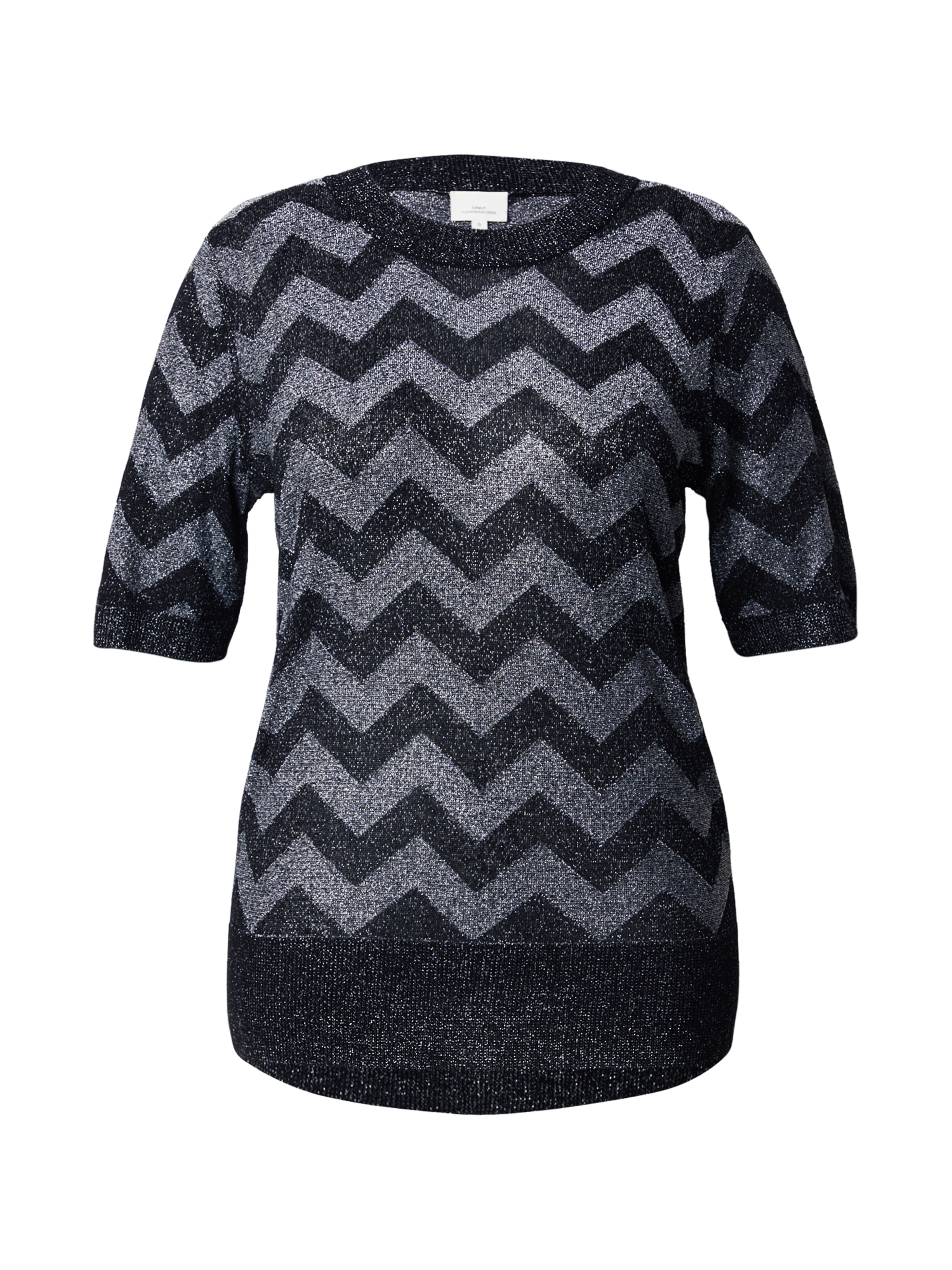 ONLY Carmakoma Sweater 'CARJILLO' in Black: front