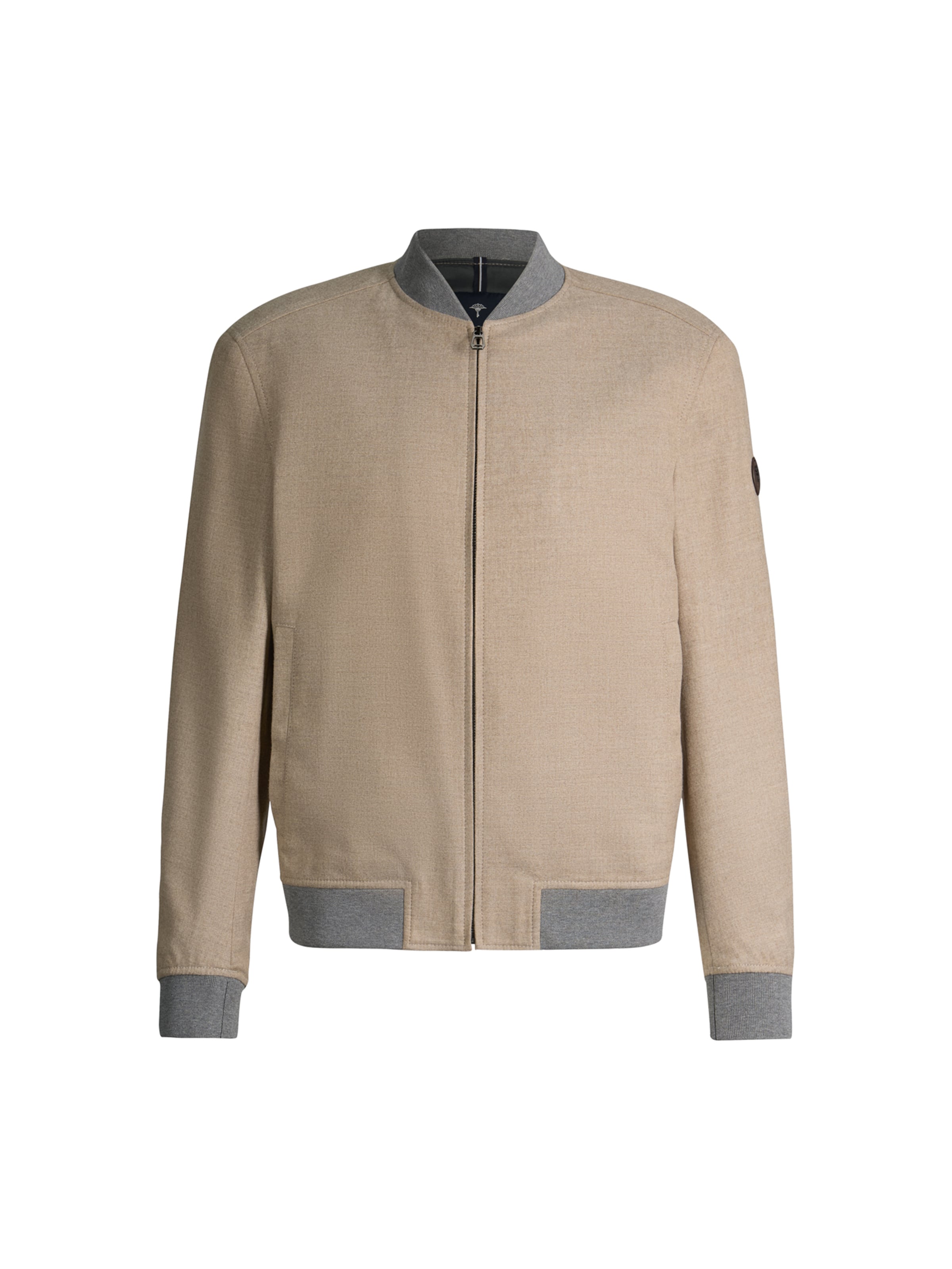 JOOP! Sweat jacket in Beige: front