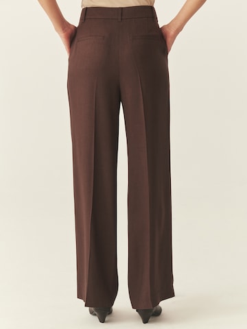 TATUUM Wide Leg Hose 'Masda 2' in Braun