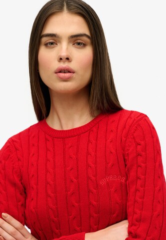 Pull-over 'Essentials' Superdry en rouge