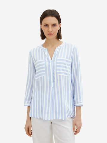 TOM TAILOR Blouse in Blue