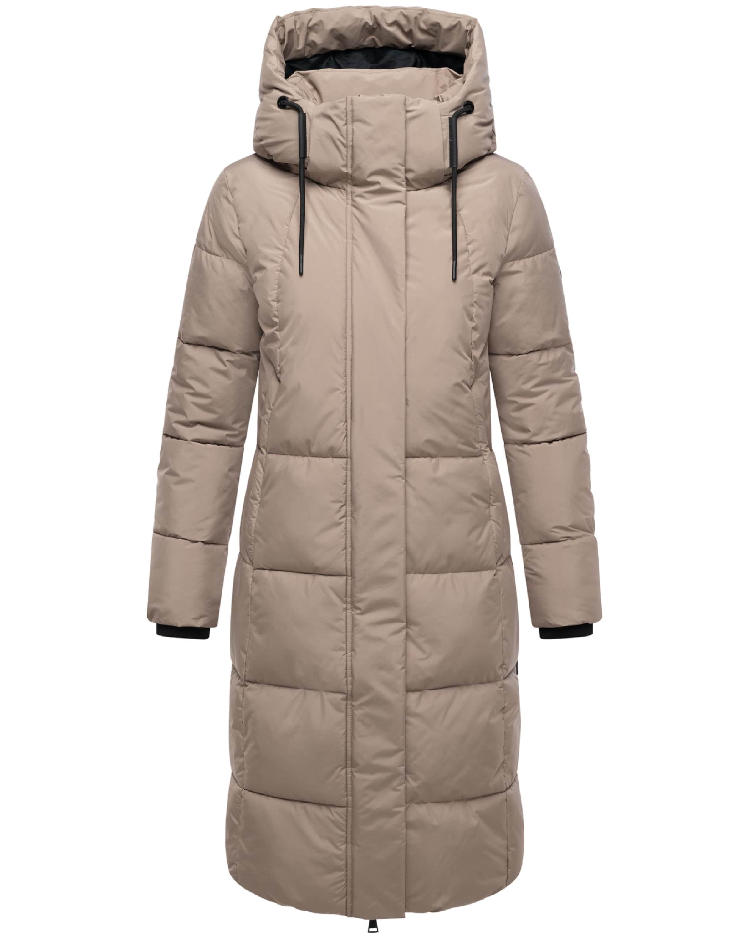 MARIKOO Wintermantel 'Chumanii XVI' in Beige: Vorderseite