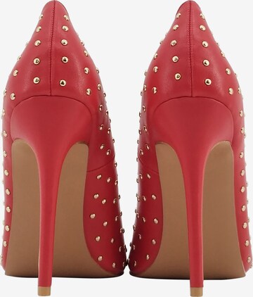 Escarpins faina en rouge