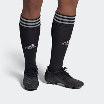 Ghete de fotbal 'X Ghosted.3 FG' de la ADIDAS PERFORMANCE pe negru: față